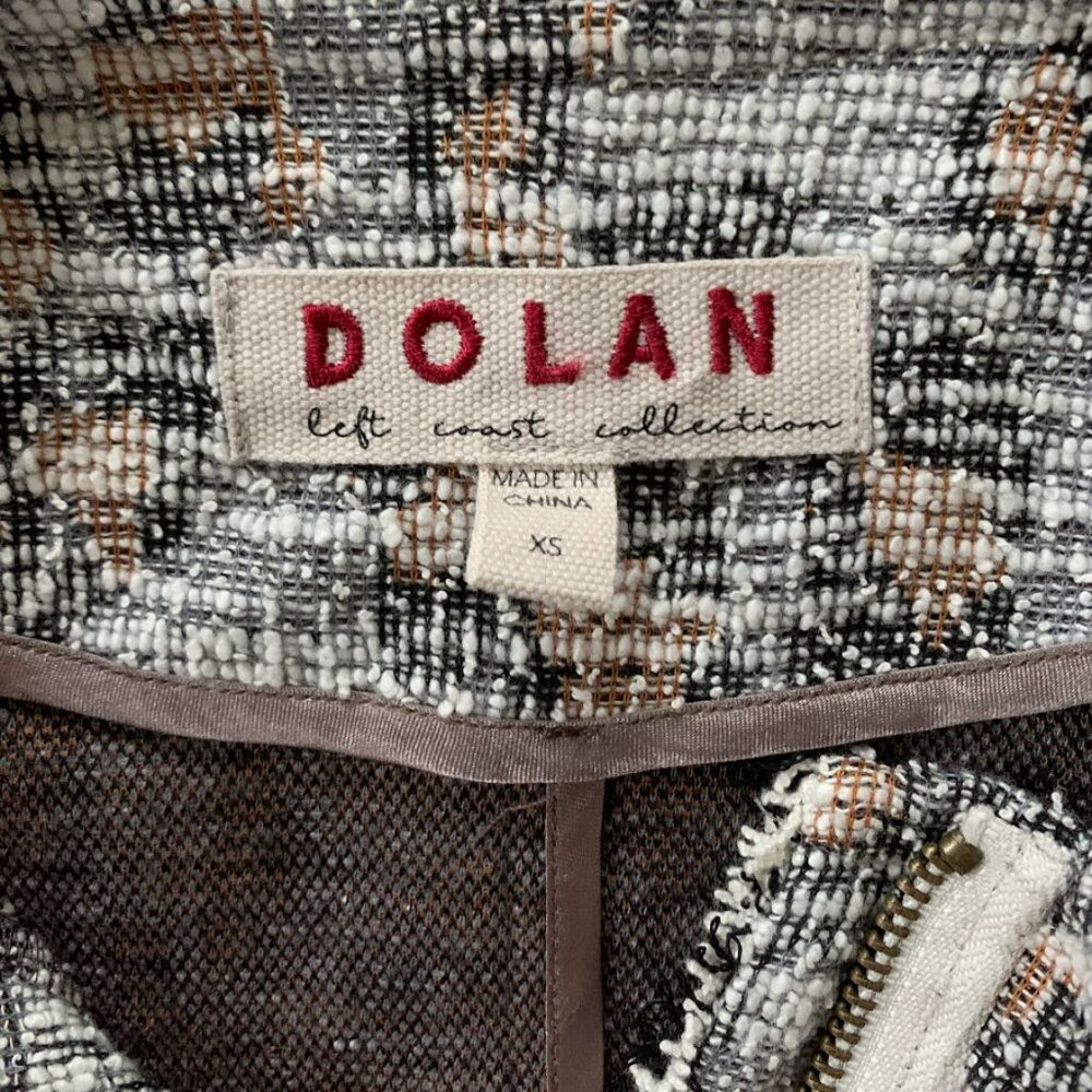 Anthropologie Dolan Left Coast Collection‎ Womens XS Tweed Jacket Fringe Office - Picture 7 of 9